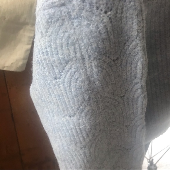 Topshop blue long oversized sleeved sweater - Picture 3 of 7